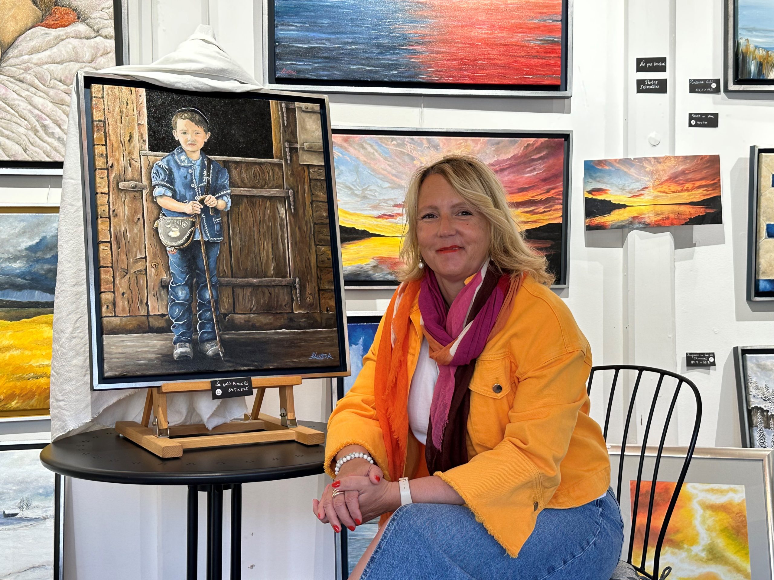 Sandra et le petit armailli