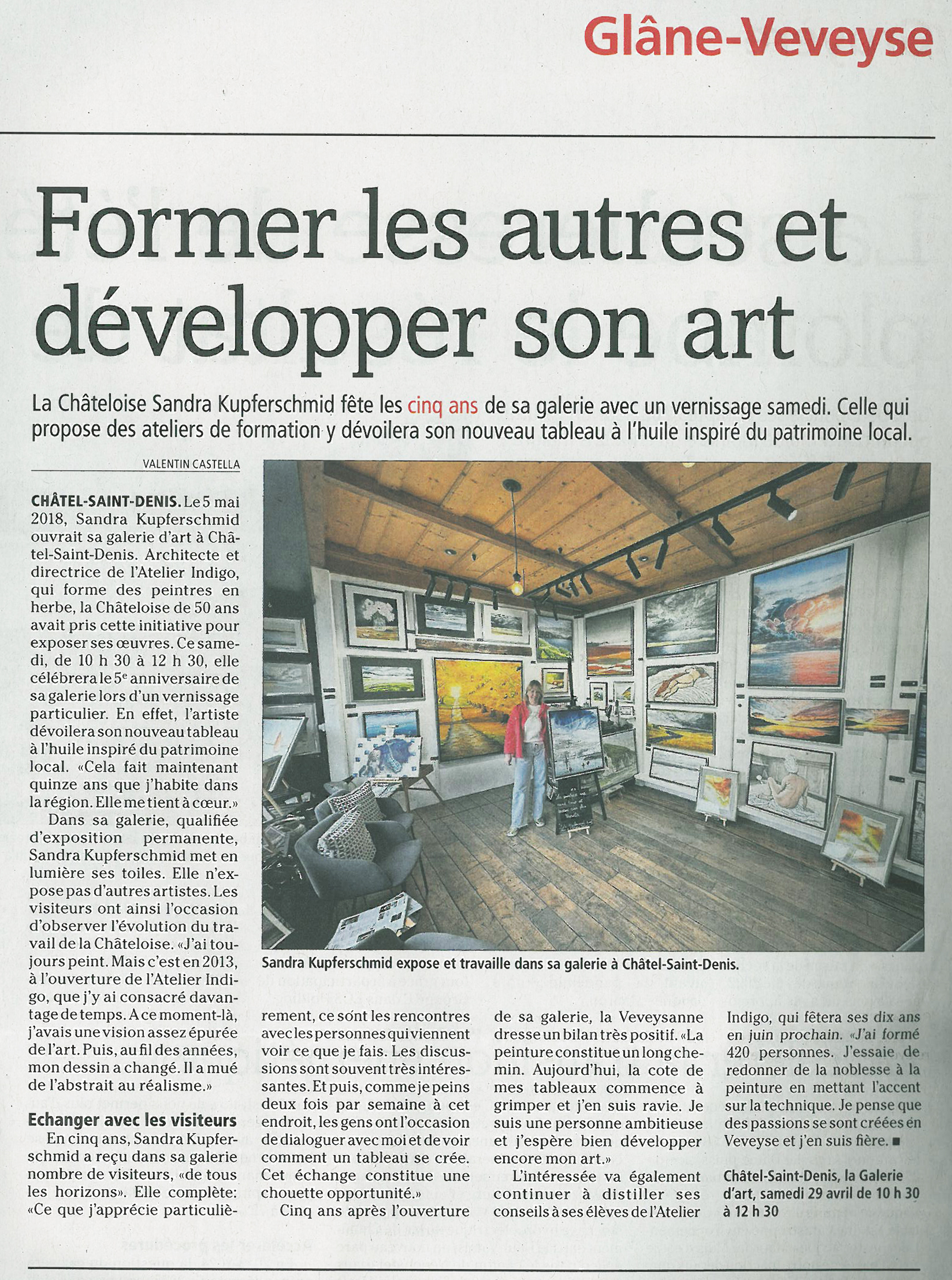 article La Gruyère 29 avril2023